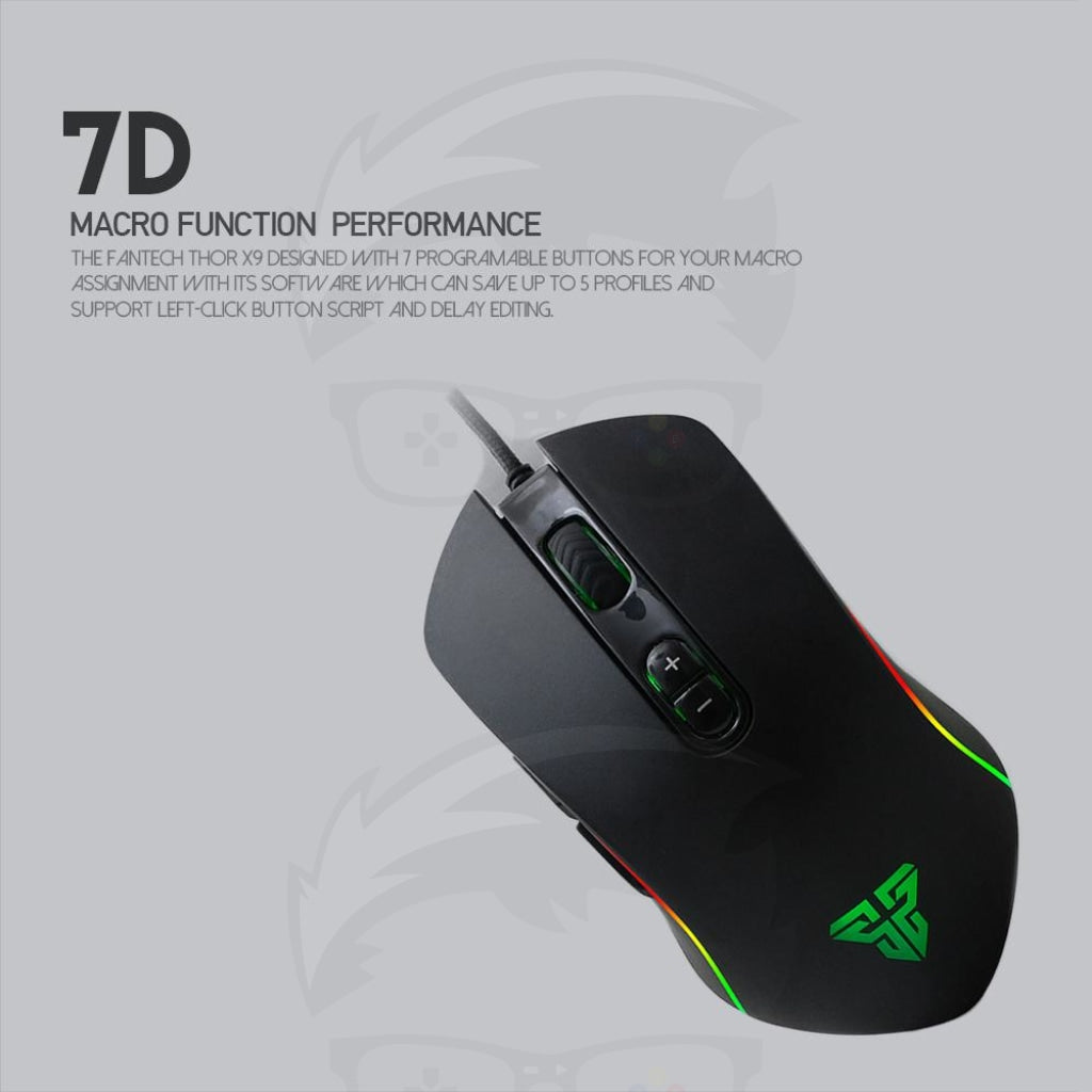 Fantech X9 Thor Macro Rgb Gaming Mouse Fantech X9 Thor Macro Rgb Gaming Mouse